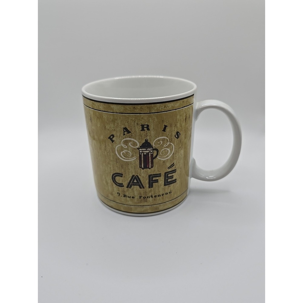 New Cafe Paris Rue Fontenenu‎ Coffee Mug Tea Cocoa Sakura 12oz Cup